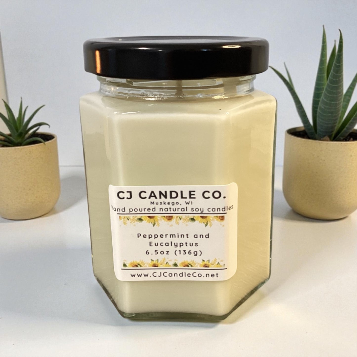 Peppermint and Eucalyptus - 6.5oz