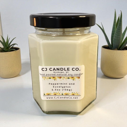 Peppermint and Eucalyptus - 6.5oz